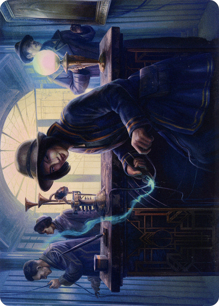 Image of Wiretapping // Wiretapping (ASNC-015) - New Capenna Art Series (Borderless) Foil
