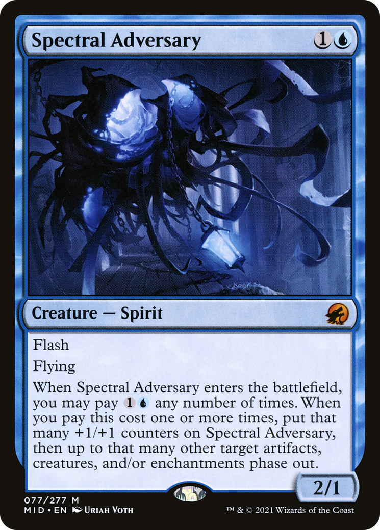 Image of Spectral Adversary (MID-077) - Innistrad: Midnight Hunt Foil
