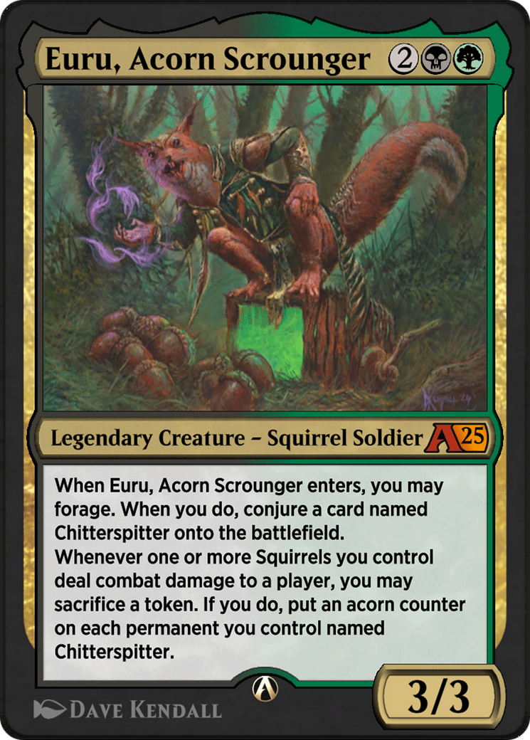 Image of Euru, Acorn Scrounger (YBLB-024) - Alchemy: Bloomburrow