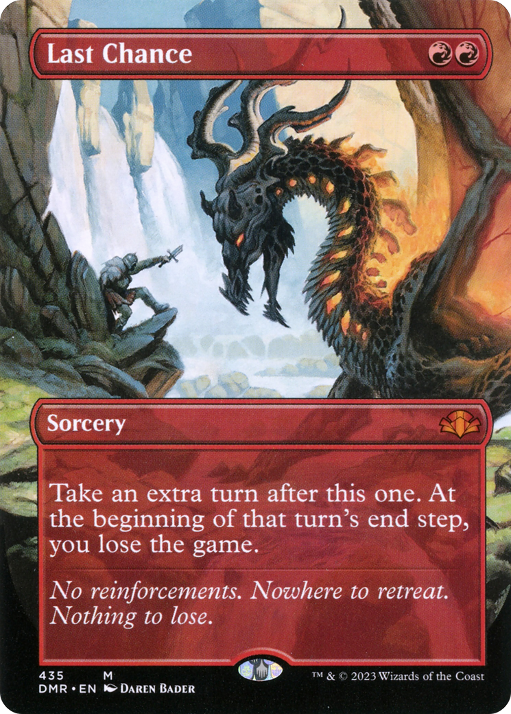 Image of Last Chance (Borderless) (DMR-435) - Dominaria Remastered (Borderless)