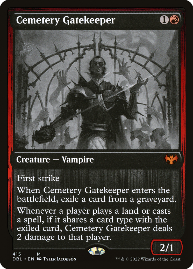 Image of Cemetery Gatekeeper (DBL-415) - Innistrad: Double Feature