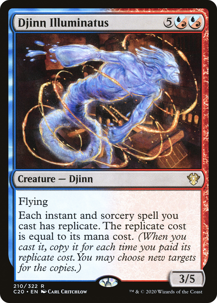 Image of Djinn Illuminatus (C20-210) - Commander 2020