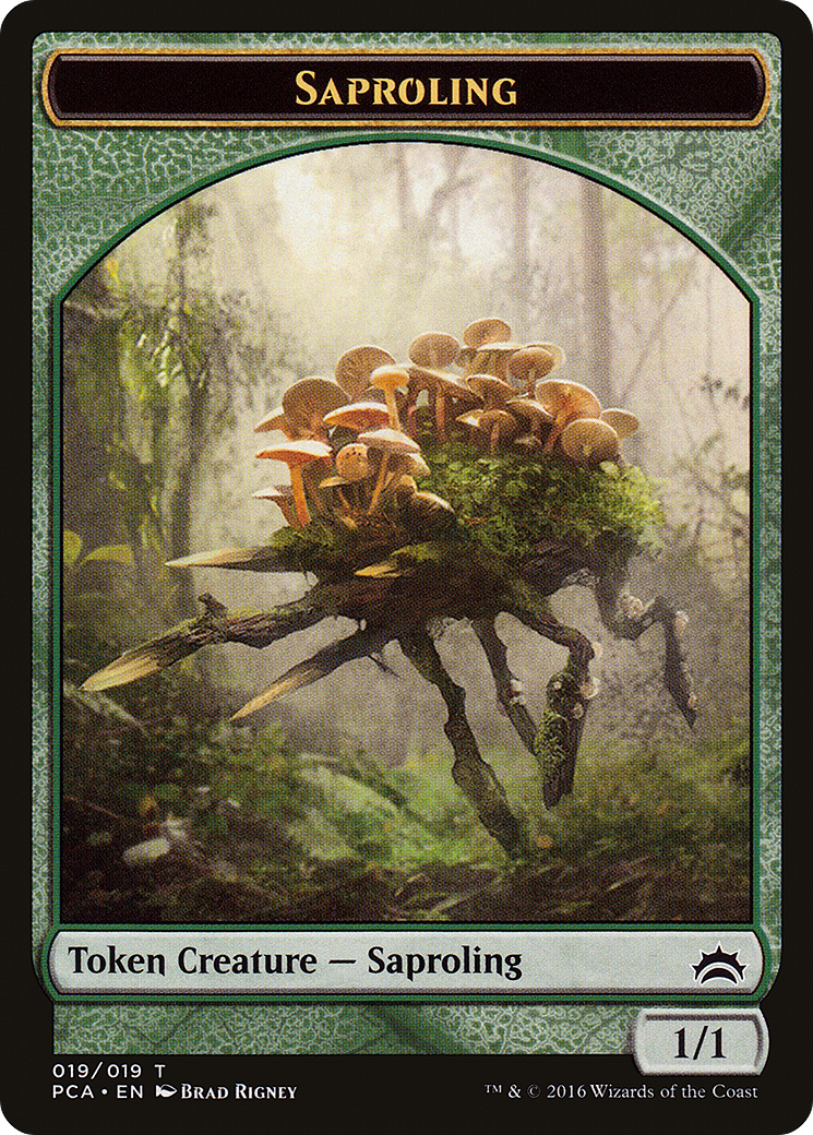 Image of Saproling // Goblin Double-sided Token (PCA-019) - Planechase Anthology Tokens
