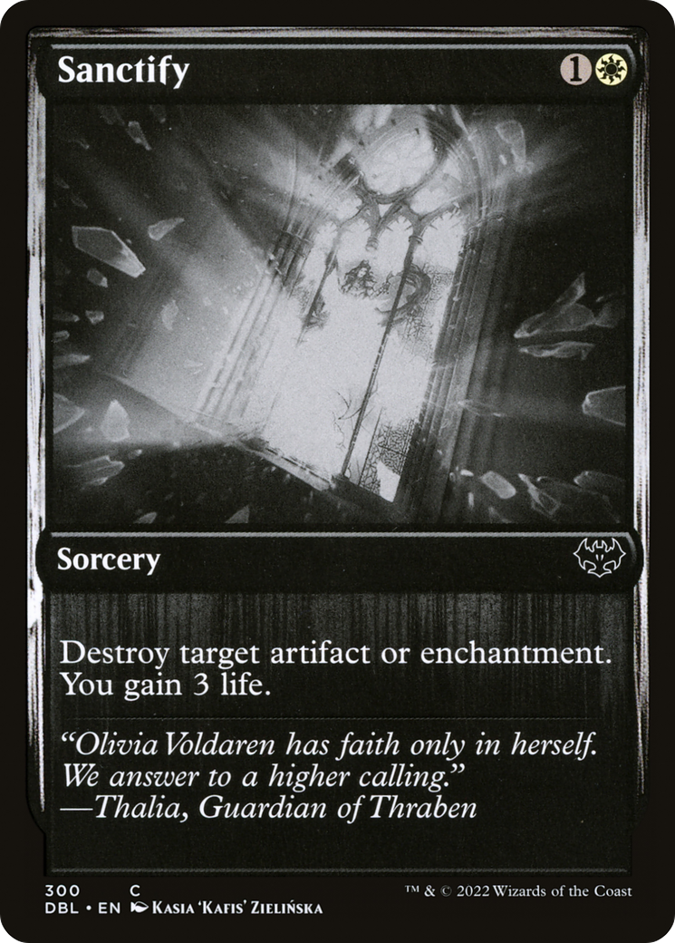Image of Sanctify (DBL-300) - Innistrad: Double Feature Foil