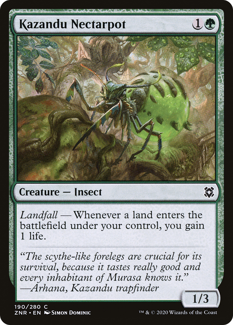 Image of Kazandu Nectarpot (ZNR-190) - Zendikar Rising