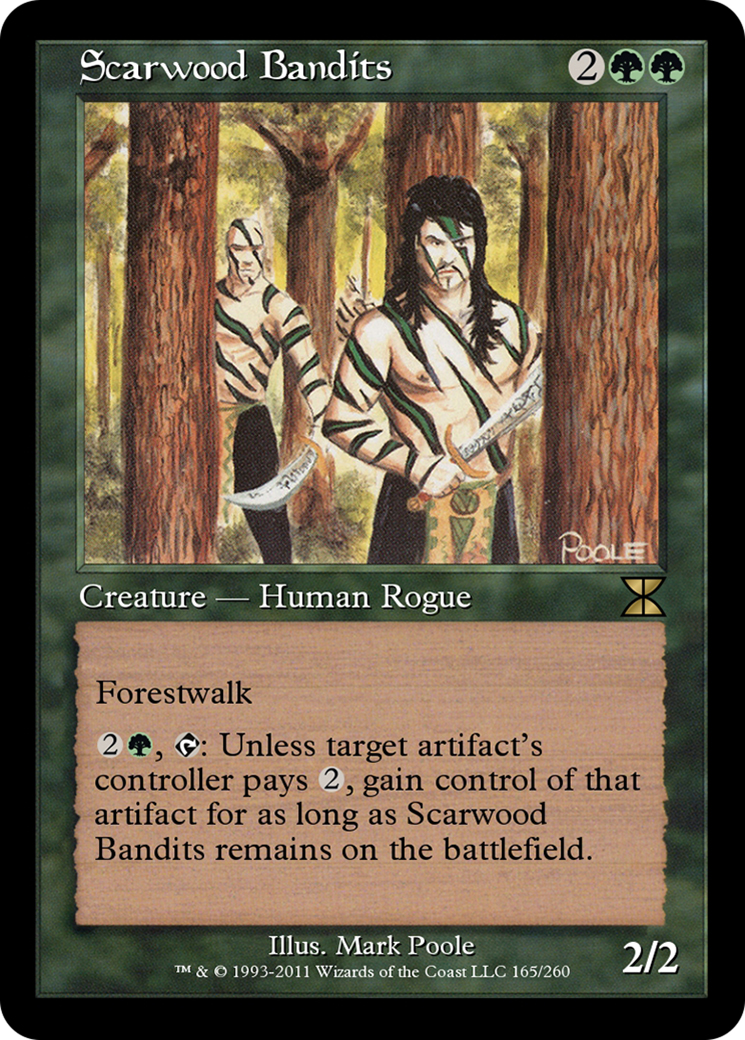 Image of Scarwood Bandits (ME4-165) - Masters Edition IV Foil