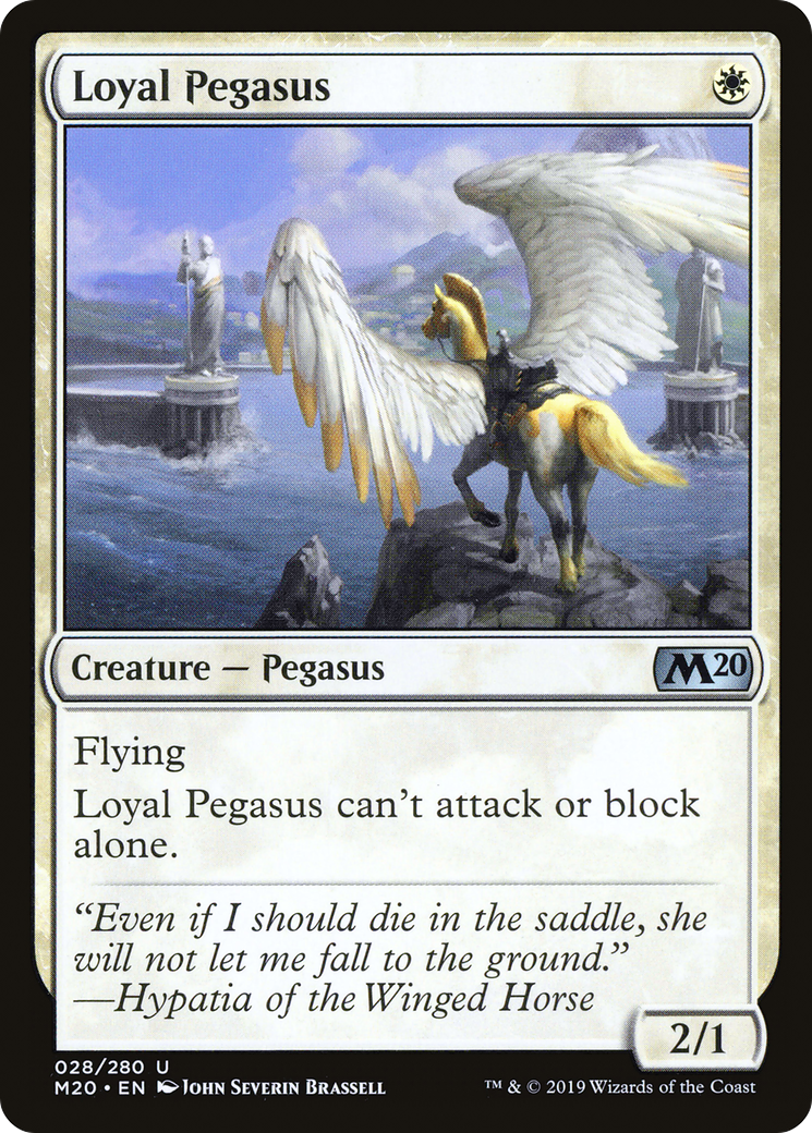 Image of Loyal Pegasus (M20-028) - Core Set 2020