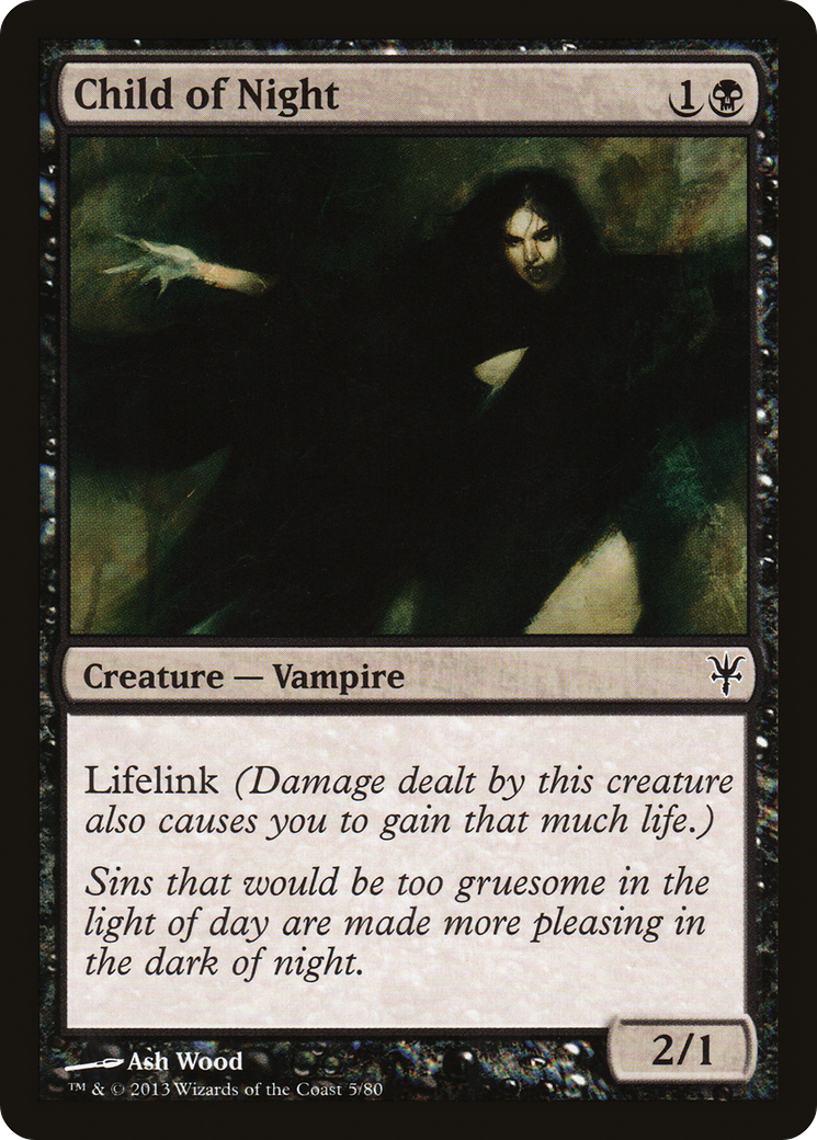 Image of Child of Night (DDK-005) - Duel Decks: Sorin vs. Tibalt