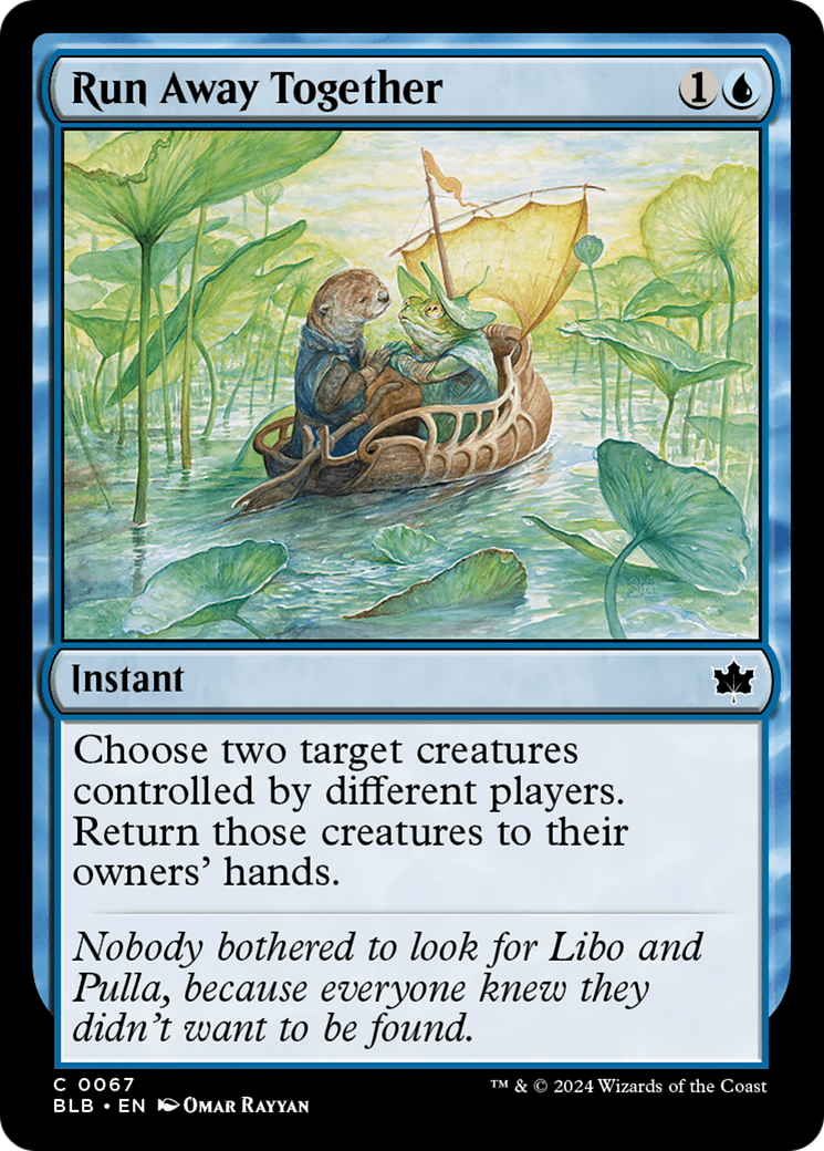 Image of Run Away Together (BLB-067) - Bloomburrow