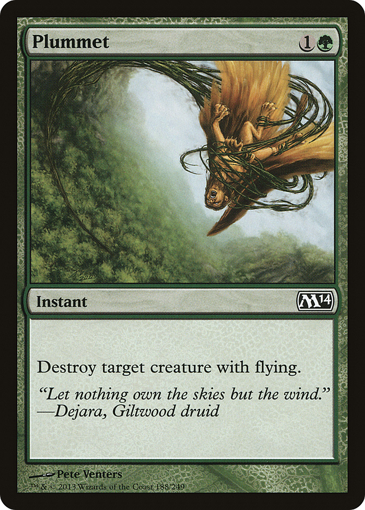Image of Plummet (M14-188) - Magic 2014 Foil