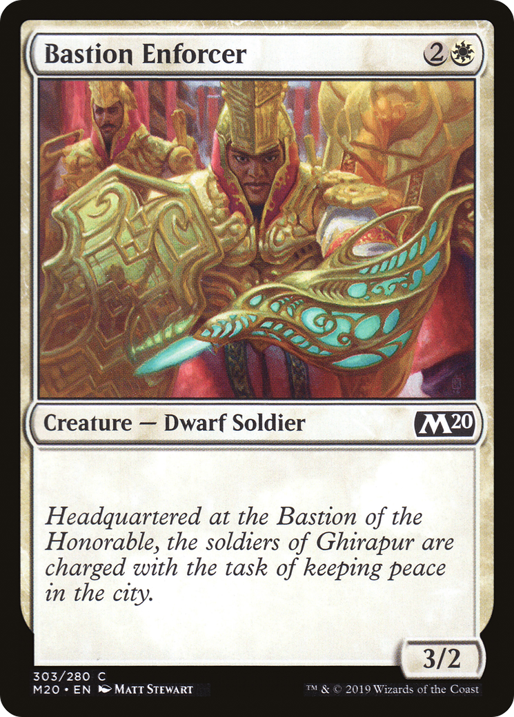 Image of Bastion Enforcer (M20-303) - Core Set 2020