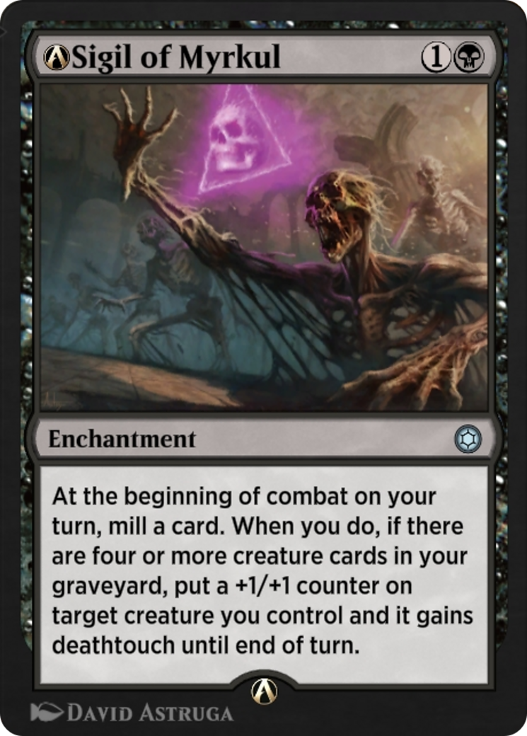 Image of A-Sigil of Myrkul (HBG-A-168) - Alchemy Horizons: Baldur's Gate