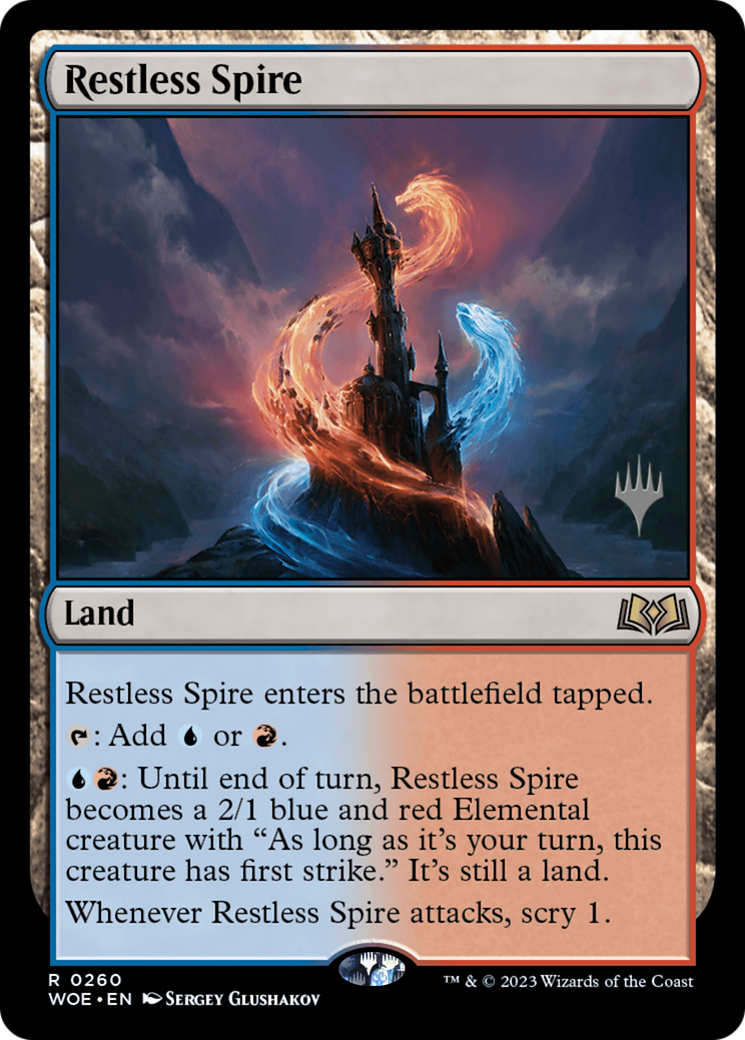 Image of Restless Spire (PPWOE-260) - Wilds of Eldraine Promos