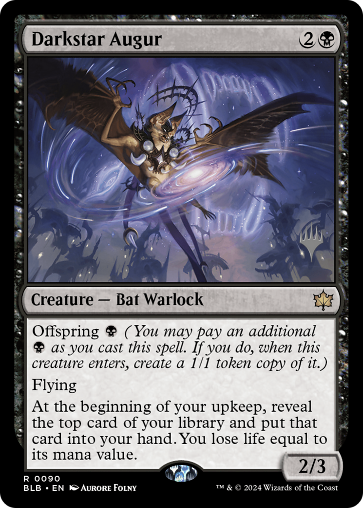 Image of Darkstar Augur (PPBLB-090) - Bloomburrow Promos