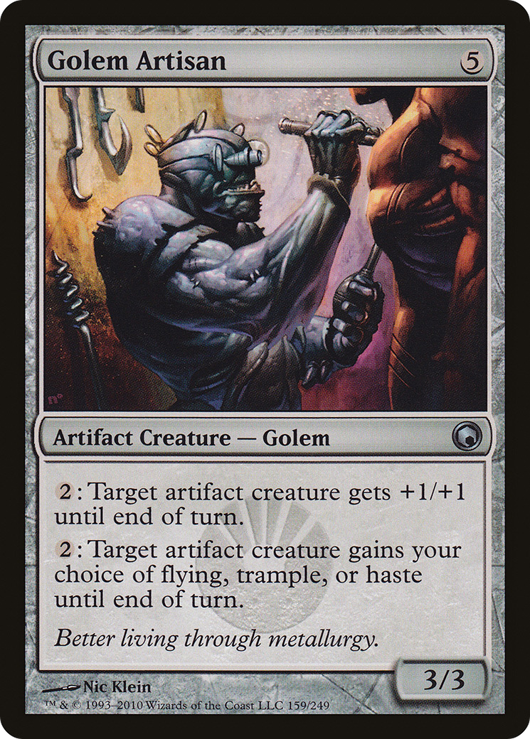 Image of Golem Artisan (SOM-159) - Scars of Mirrodin Foil