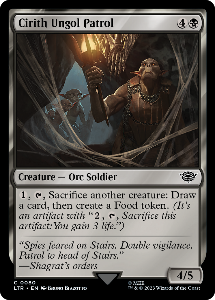 Image of Cirith Ungol Patrol (LTR-080) - The Lord of the Rings: Tales of Middle-earth Foil