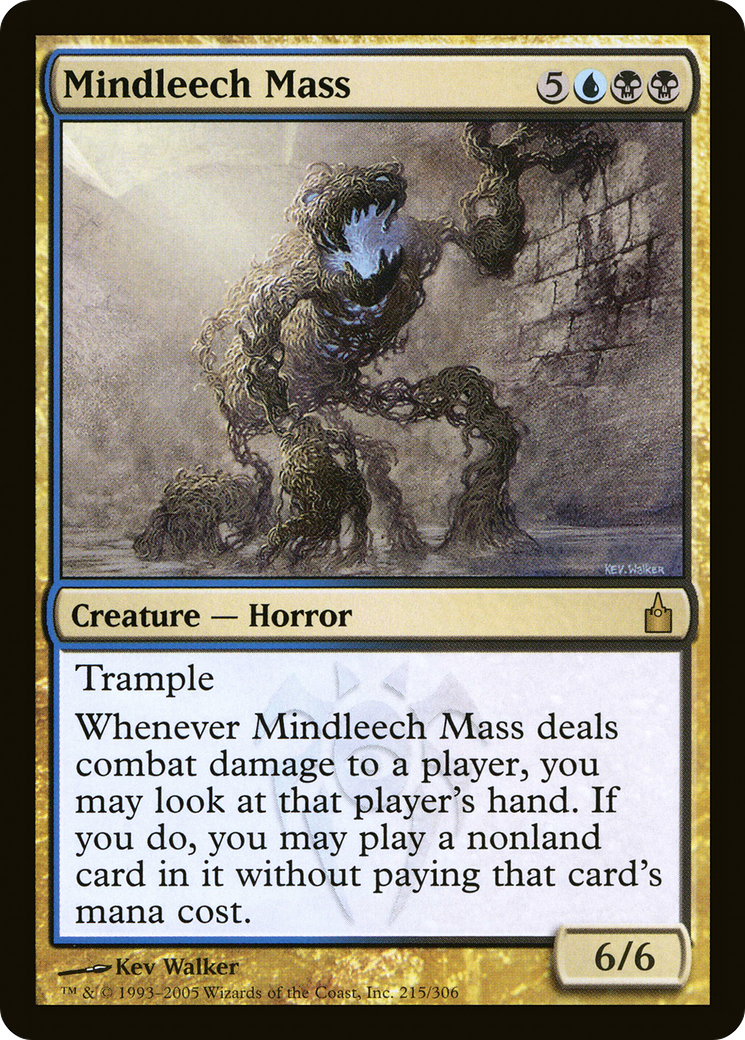 Image of Mindleech Mass (RAV-215) - Ravnica: City of Guilds