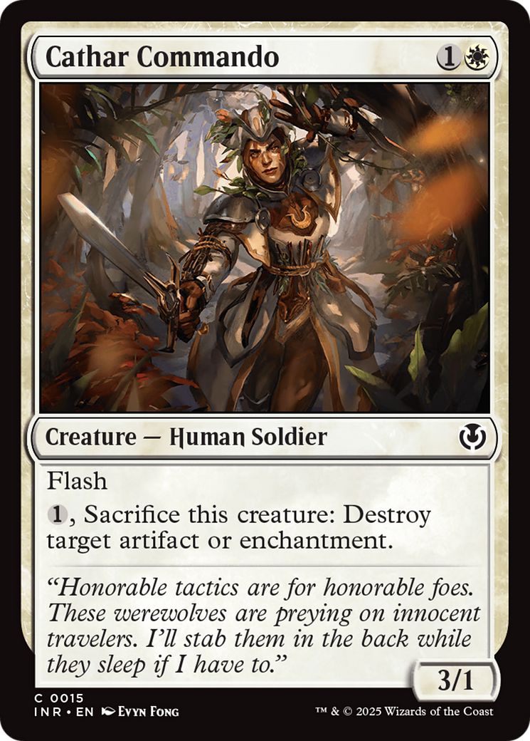Image of Cathar Commando (INR-015) - Innistrad Remastered Foil
