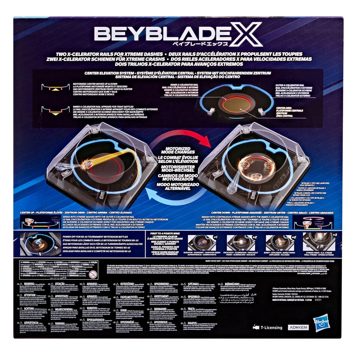 Image of Beyblade X BX-00 Double Xtreme Motorized Beystadium Battle Arena
