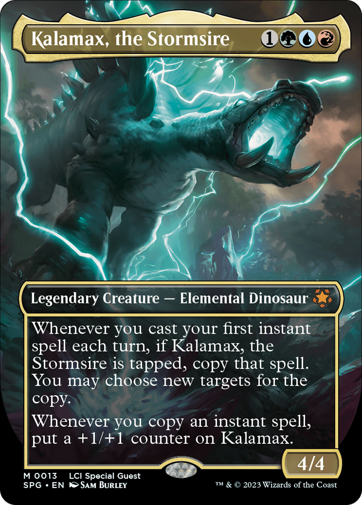 Image of Kalamax, the Stormsire (Borderless) (SPG-013) - Special Guests (Borderless) Foil