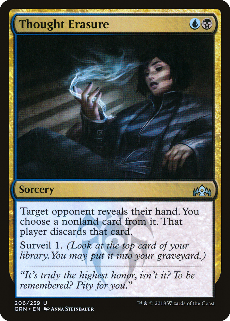 Image of Thought Erasure (GRN-206) - Guilds of Ravnica Foil