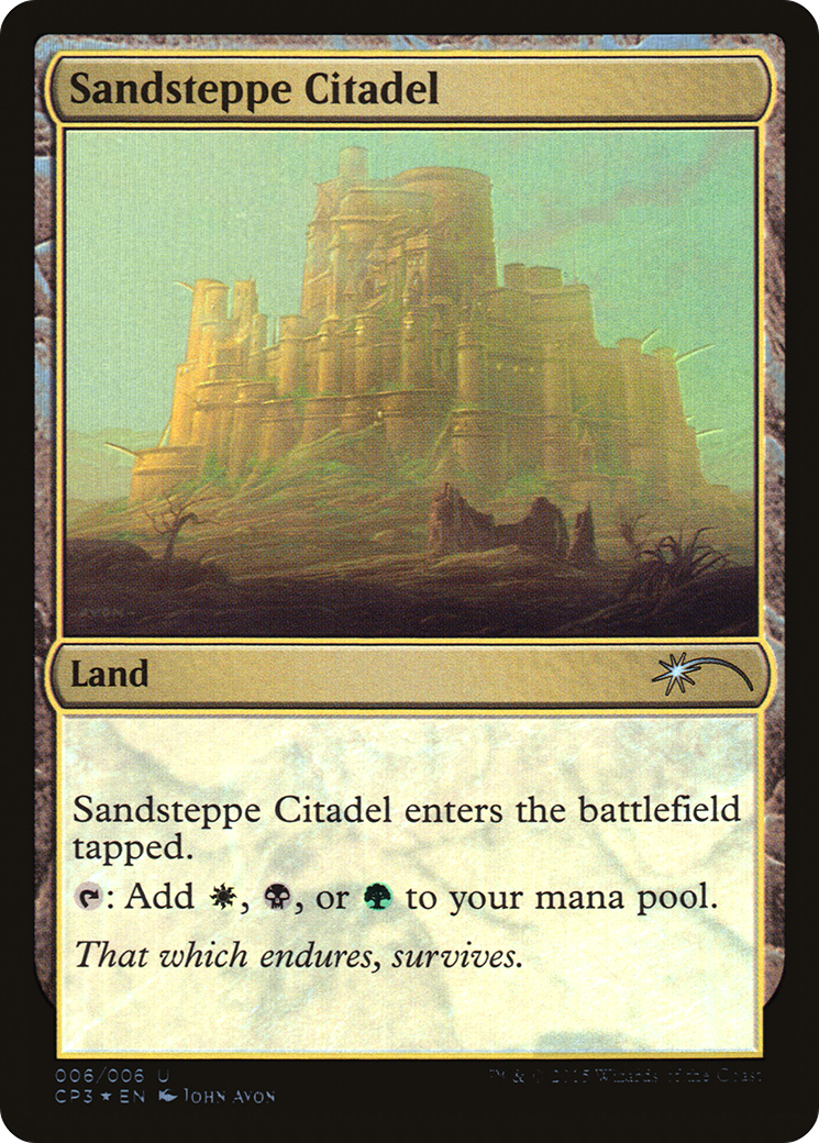 Image of Sandsteppe Citadel (UMP-006) - Magic Origins Clash Pack Foil