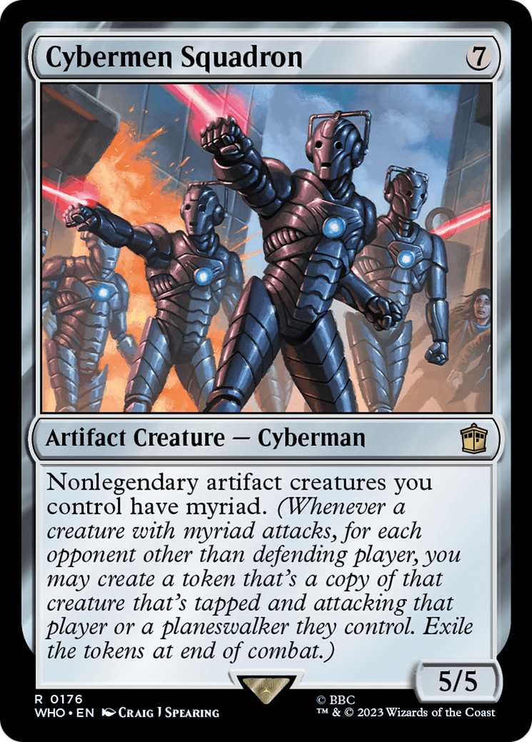 Image of Cybermen Squadron (WHO-176) - Doctor Who