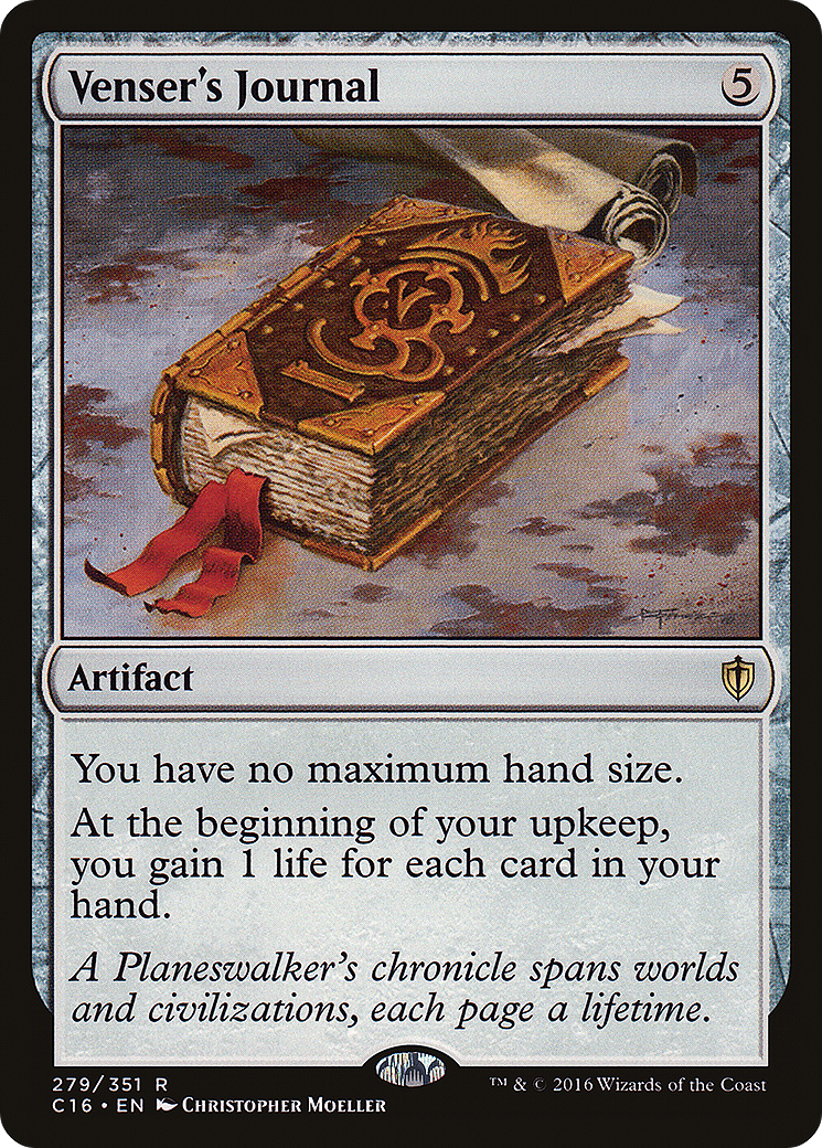 Image of Venser's Journal (C16-279) - Commander 2016