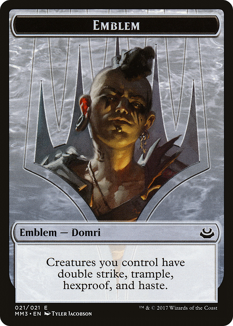 Image of Emblem - Domri Rade (MM3-021) - Modern Masters 2017 Tokens