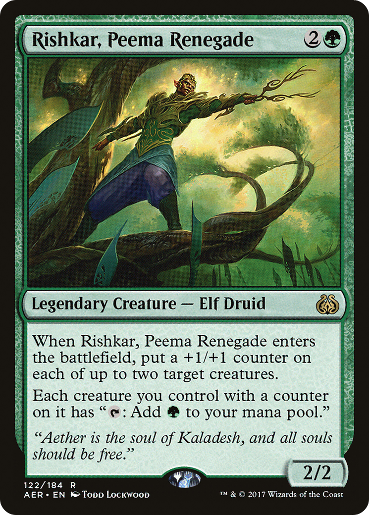 Image of Rishkar, Peema Renegade (AER-122) - Aether Revolt Foil