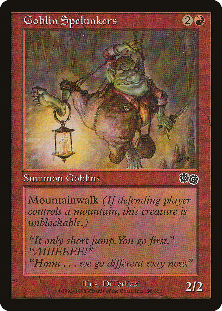 Image of Goblin Spelunkers (USG-195) - Urza's Saga