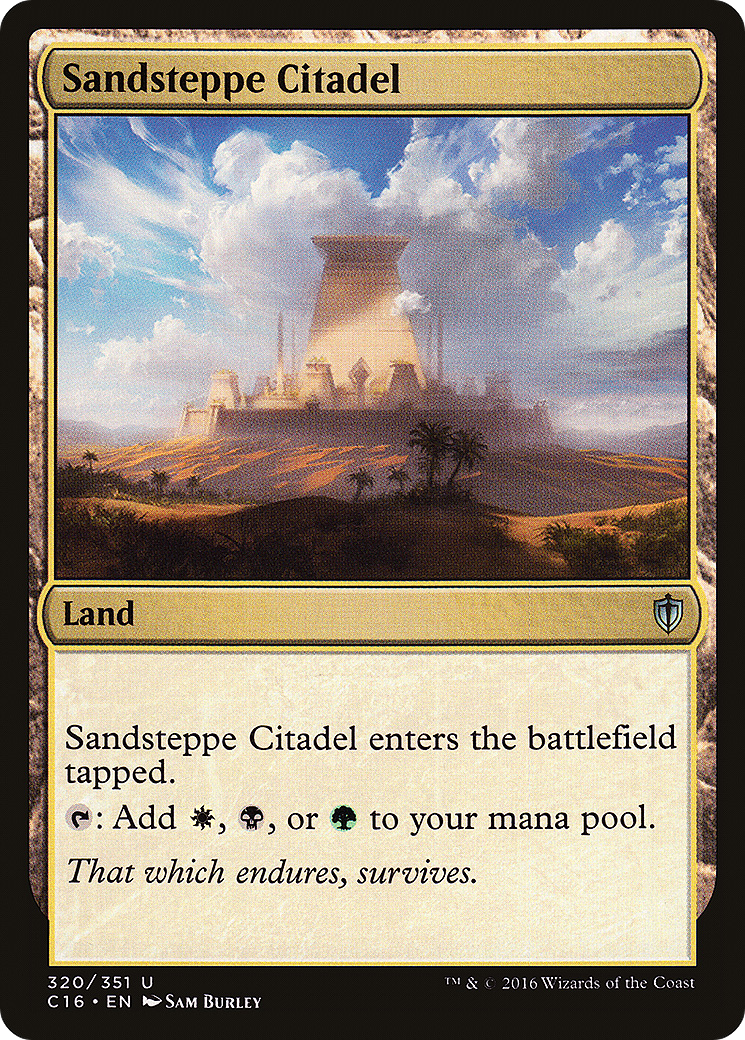 Image of Sandsteppe Citadel (C16-320) - Commander 2016