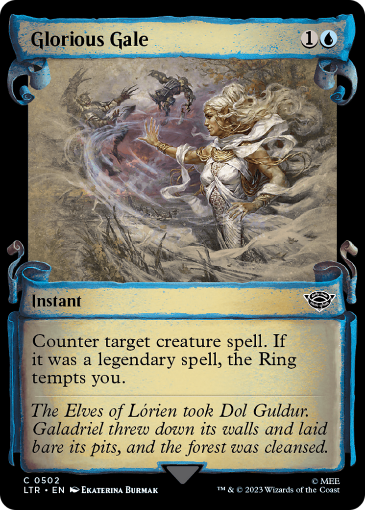Image of Glorious Gale (Showcase Scrolls) (LTR-502) - The Lord of the Rings: Tales of Middle-earth: (Showcase) Foil