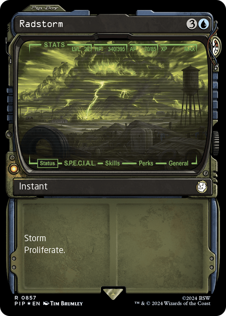 Image of Radstorm (Showcase) (Surge Foil) (PIP-857) - Fallout: (Showcase) Foil