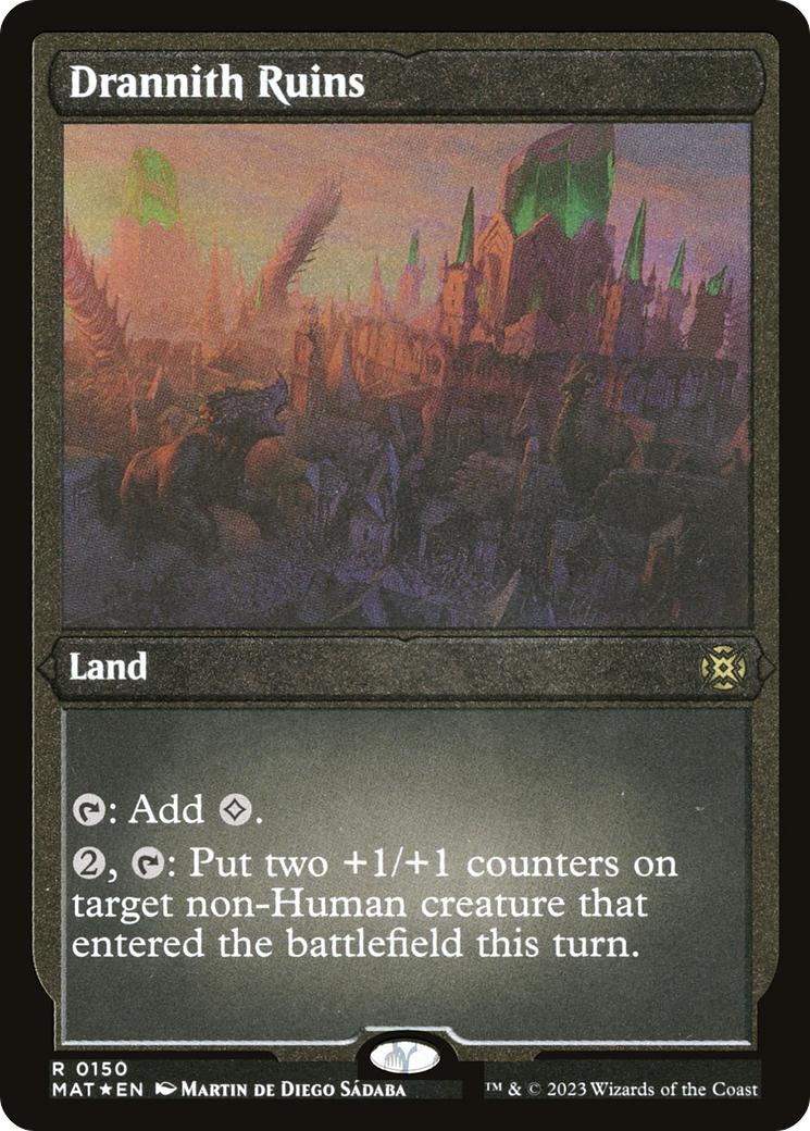 Image of Drannith Ruins (MAT-150) - March of the Machine: The Aftermath Etched Foil