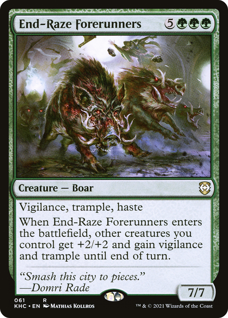 Image of End-Raze Forerunners (KHC-061) - Kaldheim Commander