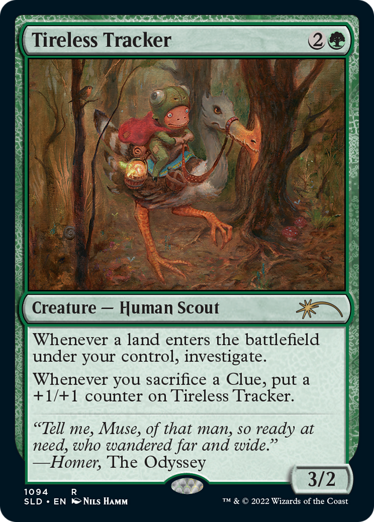 Image of Tireless Tracker (1094) (SLD-1094) - Secret Lair Drop Foil