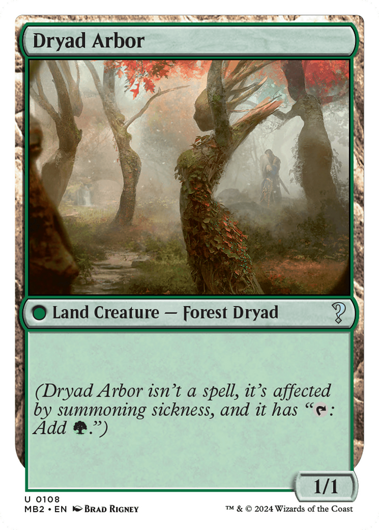 Image of Dryad Arbor (White Border) (MB2-108) - Mystery Booster 2