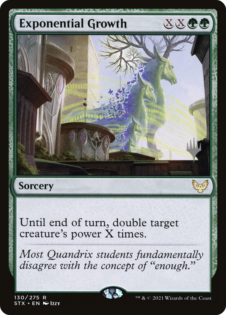 Image of Exponential Growth (PPSTX-130P) - Strixhaven: School of Mages Promos