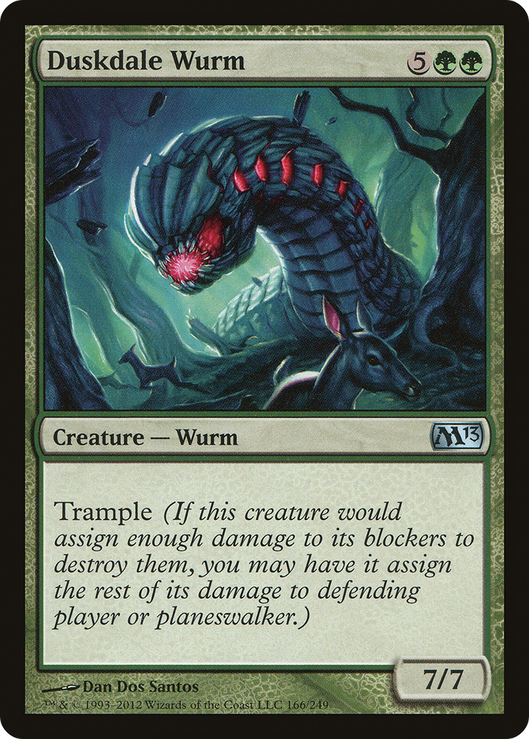 Image of Duskdale Wurm (M13-166) - Magic 2013