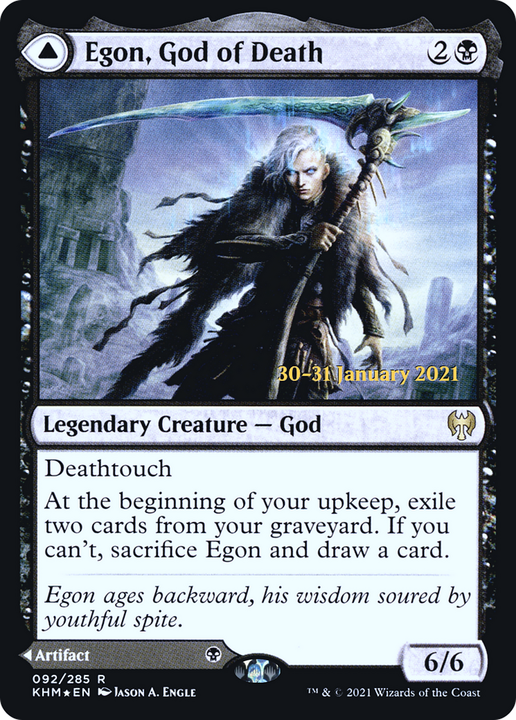 Image of Egon, God of Death (PRE-092) - Kaldheim Promos Foil