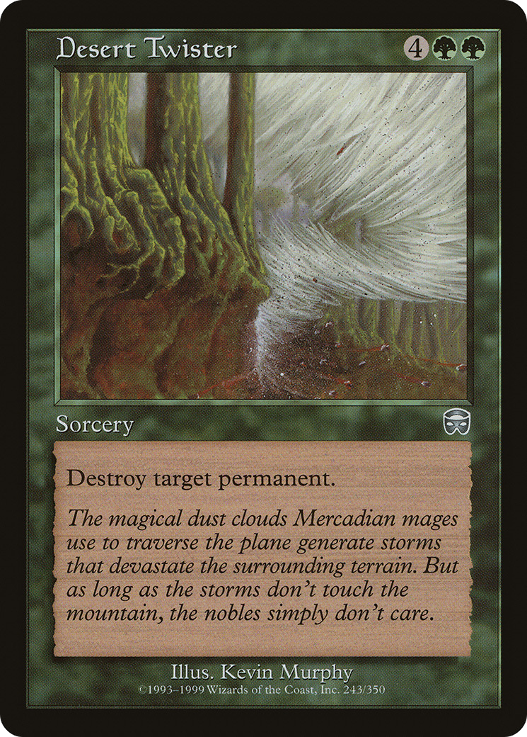 Image of Desert Twister (MMQ-243) - Mercadian Masques