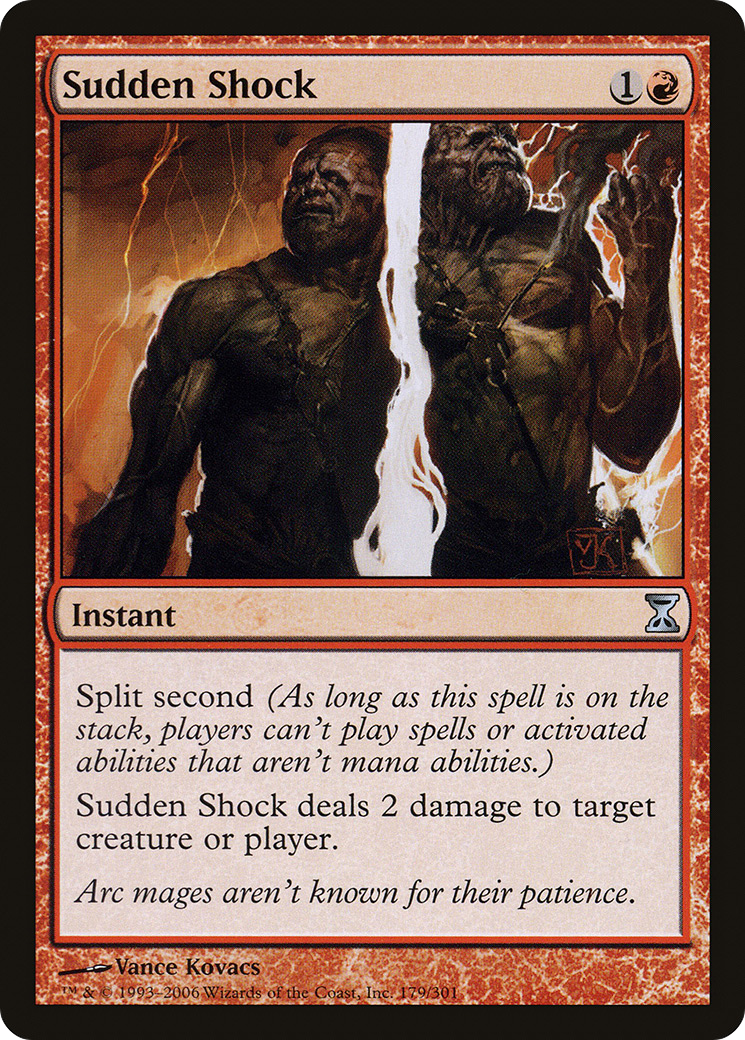 Image of Sudden Shock (TSP-179) - Time Spiral Foil