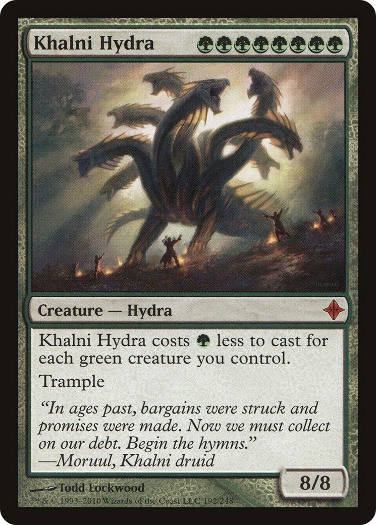 Image of Khalni Hydra (ROE-192) - Rise of the Eldrazi Foil