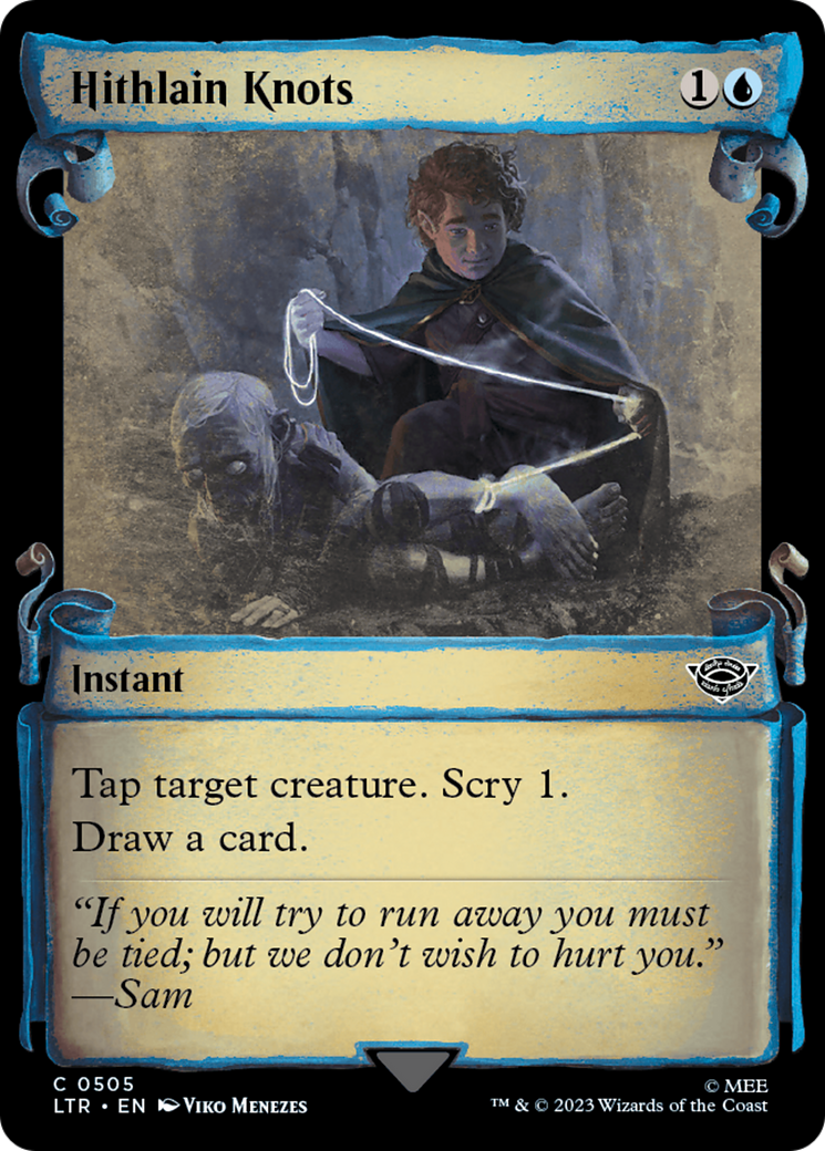 Image of Hithlain Knots (Showcase Scrolls) (LTR-505) - The Lord of the Rings: Tales of Middle-earth: (Showcase) Foil