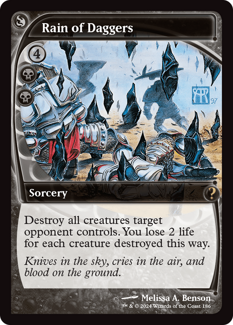 Image of Rain of Daggers (Future Sight) (MB2-186) - Mystery Booster 2 Foil