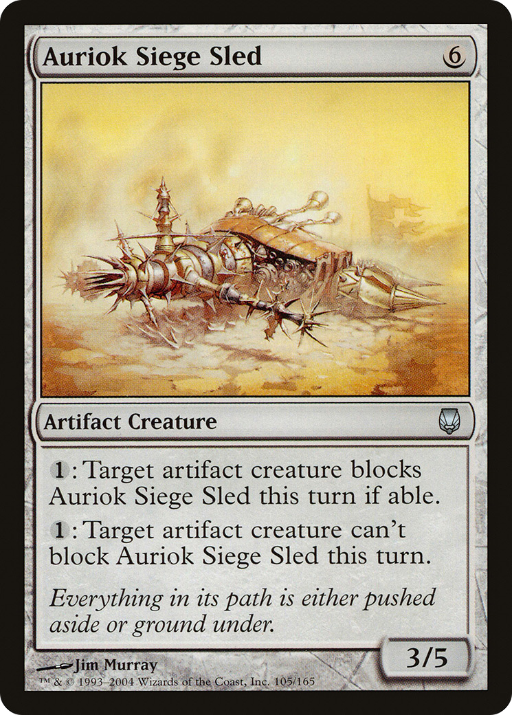 Image of Auriok Siege Sled (DST-105) - Darksteel Foil