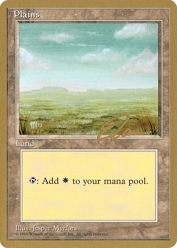 Image of Plains (A) - 1996 Eric Tam (4ED) (WCD-) - Pro Tour Collector Set