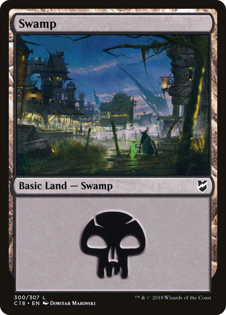 Image of Swamp (300) (C18-300) - Commander 2018