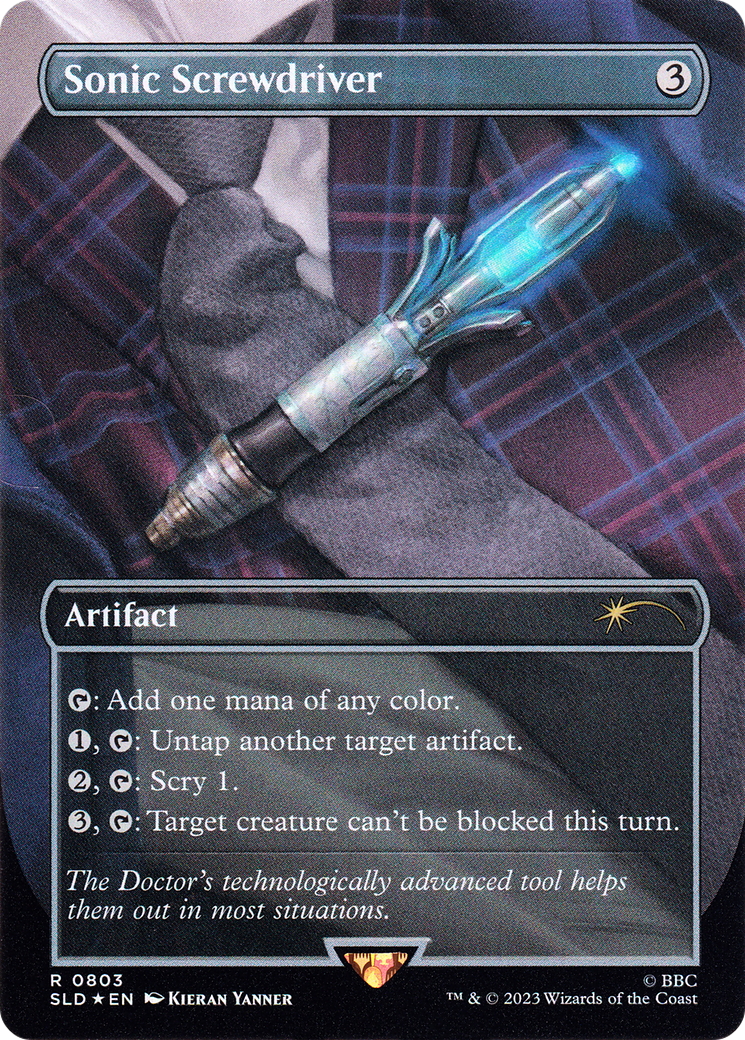 Image of Sonic Screwdriver (SLD-803) - Secret Lair Drop (Borderless)